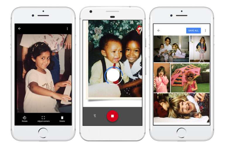 Google, yeni albümler için PhotoScan uygulamasını piyasaya sürdü.