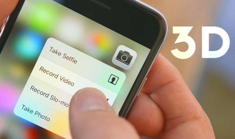 3D Touch iPhone'un ekranına uygulanan basıncı algılıyor.