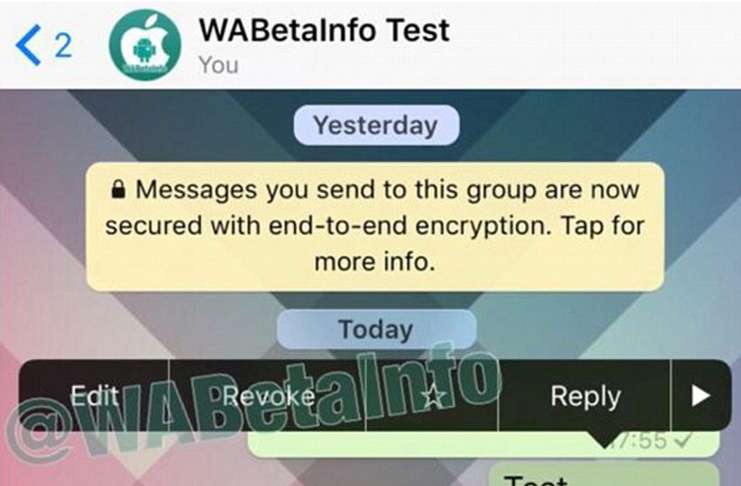 WhatsApp, yanlışlıkla gönderilen mesajları geri alabilecek