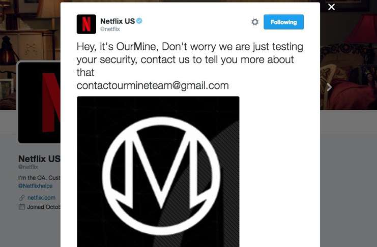 Netflix, güne Twitter hesabının hack’lenmesiyle uyandı.