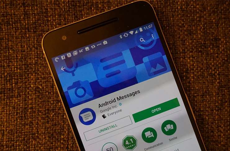 Google Messenger olan uygulamanın yeni ismi Android Messages