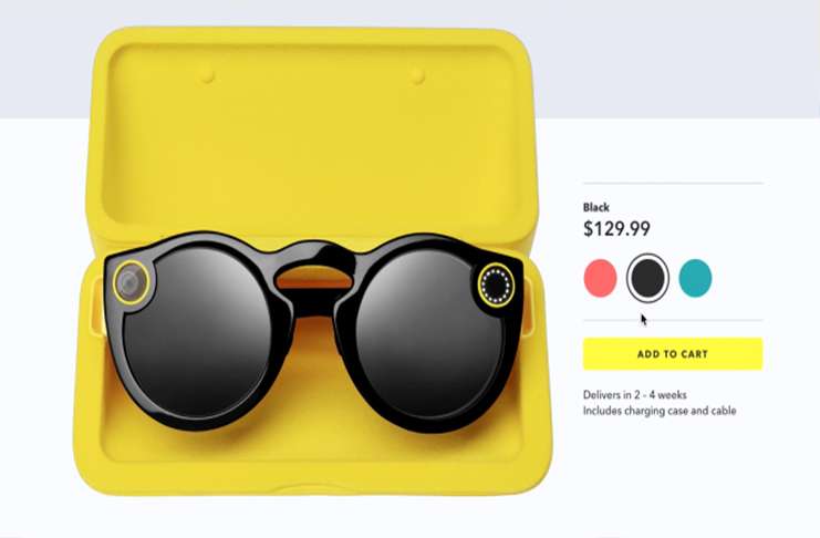 Spectacles'ın Amerika'da online satışına başlandı
