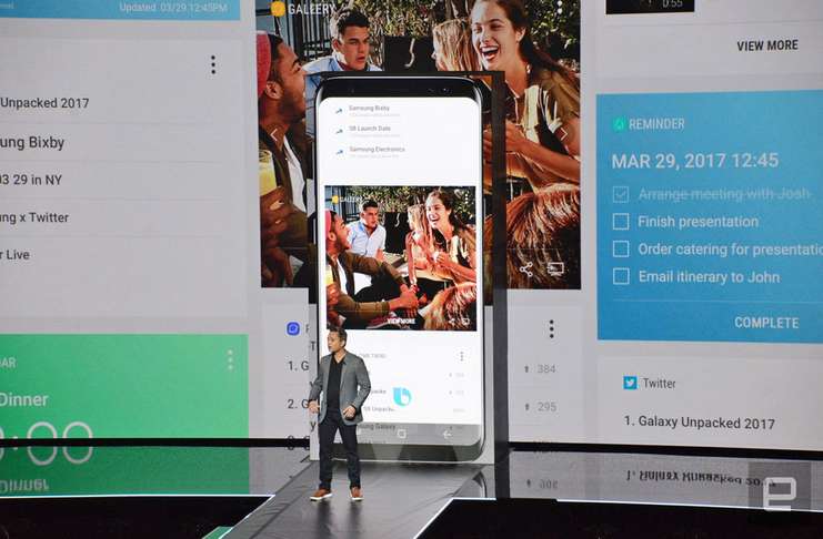 Bixby, telefonun donanımı ile sıkı ilişkisi sayesinde