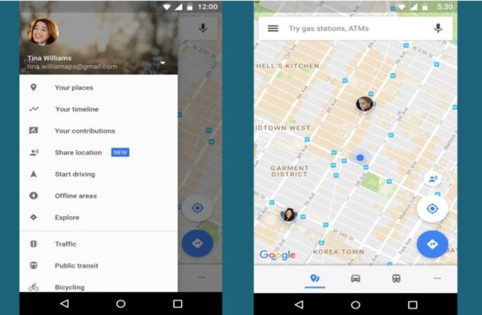 Google popüler Maps uygulamasını