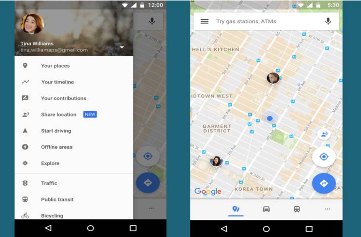 Google popüler Maps uygulamasını