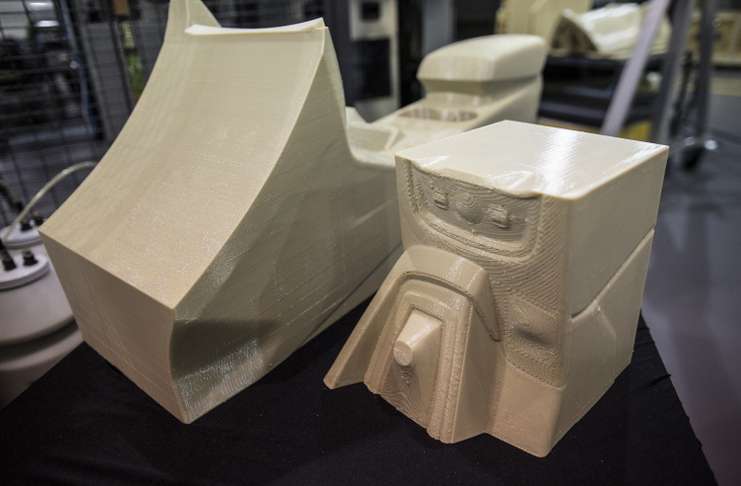 Ford araba üzerindeki rüzgarlık, 3D yazıcı