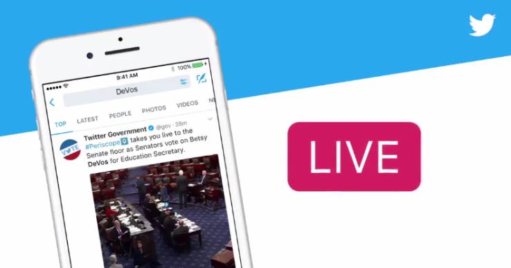 Twitter Canlı Yayın özelliğini bugün medya yayıncılarına açıyor