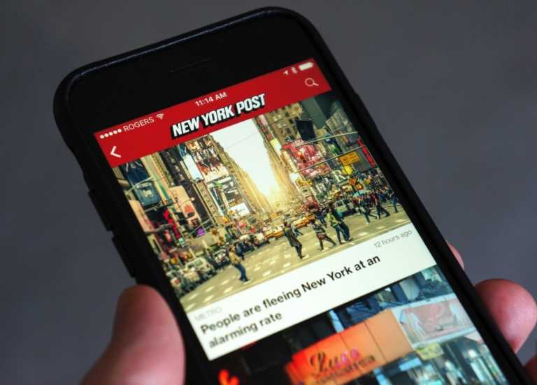 New York Post mobil uygulaması