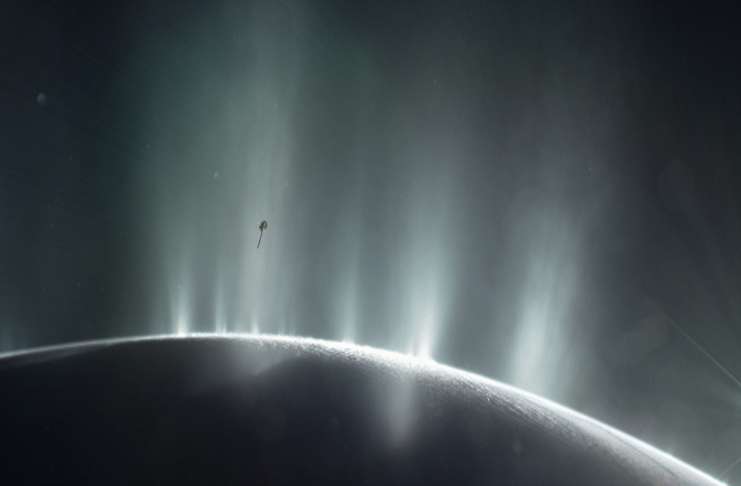 Enceladus’ta hayat olduğunu destekleyebilecek mahiyette bir çeşit kimyasal enerji