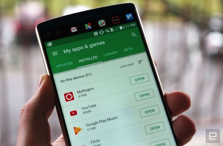 Google Play Store güncellemesi
