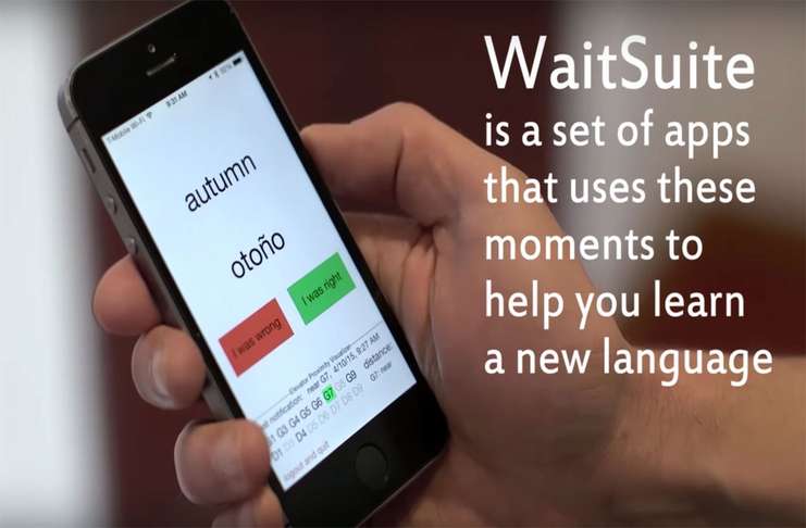 WaitSuite adlı uygulama ile bekleme anlarınızda yeni bir dil öğrenmenizi