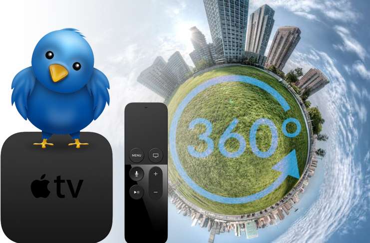 Twitter çarşamba günü Apple TV’ye 360 derece canlı video ve Pericope Global Map dahil olmak üzere bir kaç yeni özellik getirdi. iOS kullanıcıları, hesapları ile Apple TV üzerinden şu anda bağlanabilir.