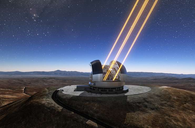 Birkaç yıllık planlamanın ardından Extremely Large Telescope'un yapımına resmen başlandı.