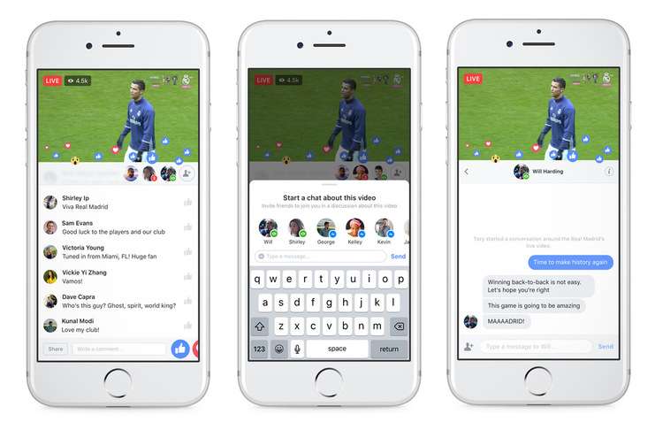 Facebook Live canlı yayın
