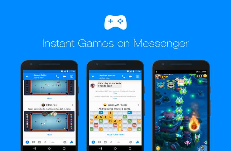 ‘Instant Games(Anlık Oyunlar)’ Facebook Messenger