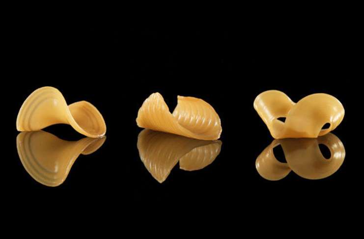 3 boyutlu baskılama, moleküler gastronomi ve makarna
