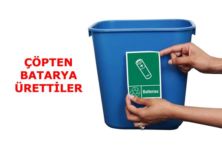 çöpten yapılma pil