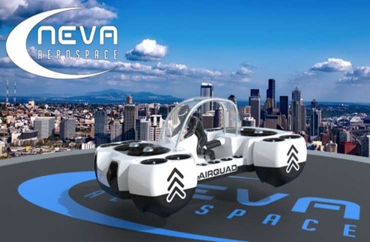 Dört tekerlekli uçan araba AirQuadOne