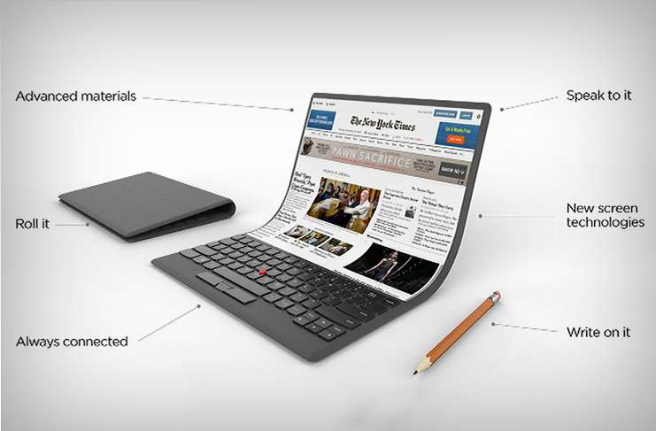 Lenovo, bükülebilir cihaz teknolojisini getiriyor