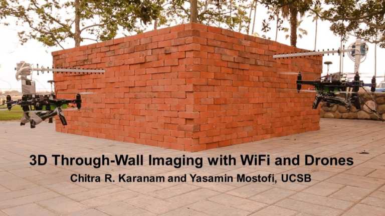 3B Teknolojisi Wifi bağlantısı kullanarak duvarın arkasını görüyor