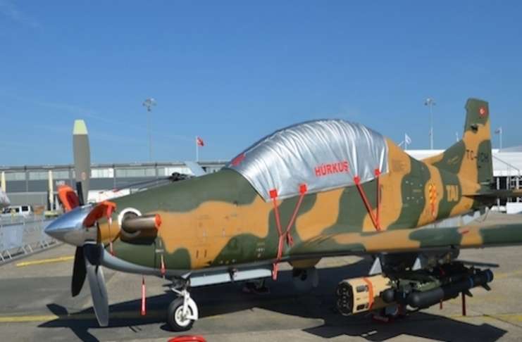Hürkuş TAI Paris Air Show 2017