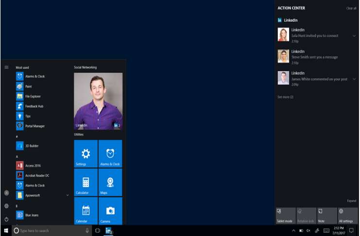 LinkedIn Windows 10 için masaüstü uygulaması çıkartıyor