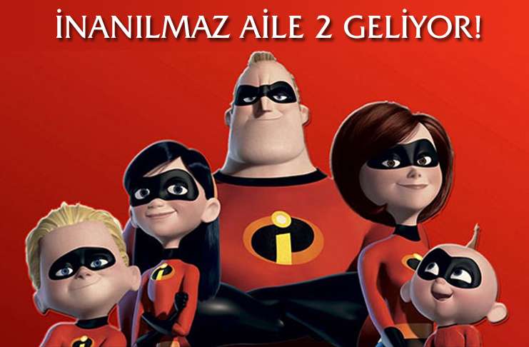 Disney ile Pixar'ın hazırladığı İnanılmaz aile 2 (Incredibles 2) geri dönüyor